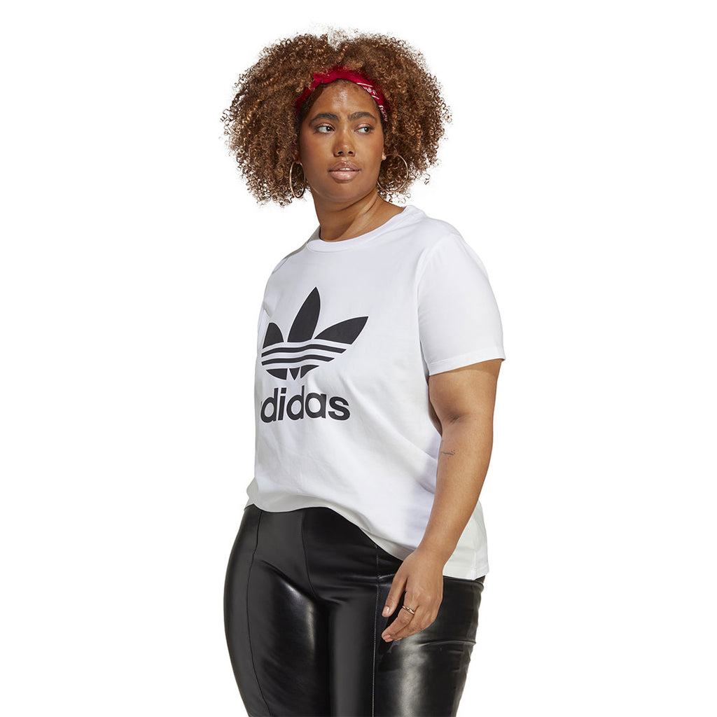 adidas - Women's Adicolor Classics Trefoil T-shirt (Plus Size) (HY8346)