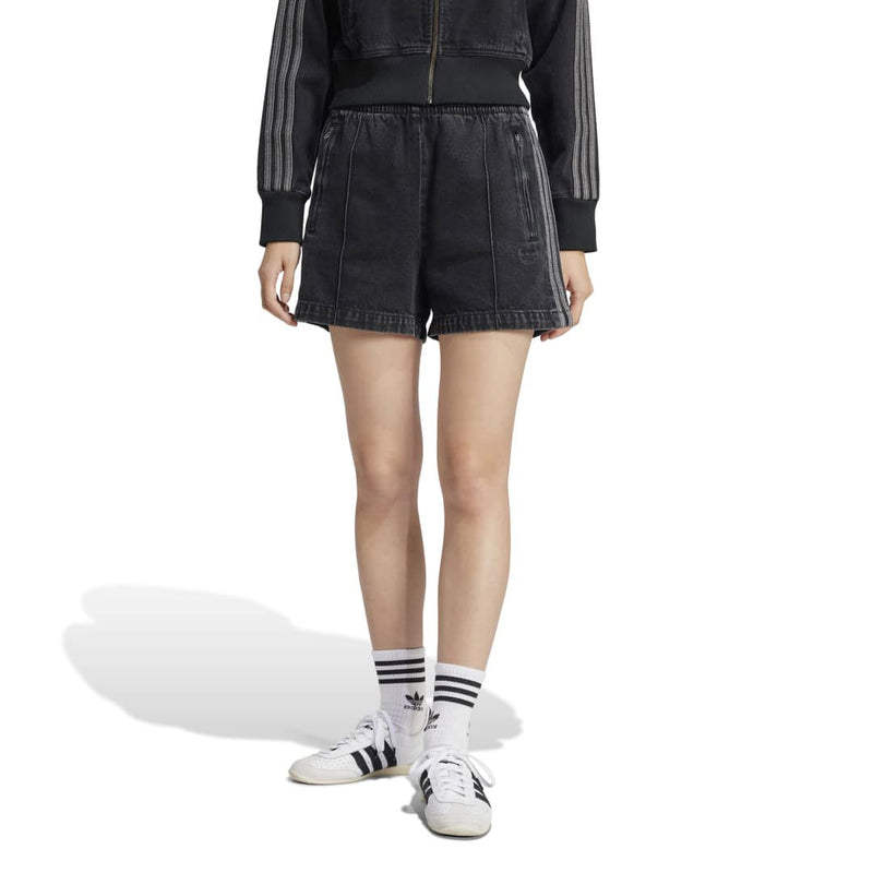 adidas - Women's Adicolor Denim Firebird Shorts (JD3107)