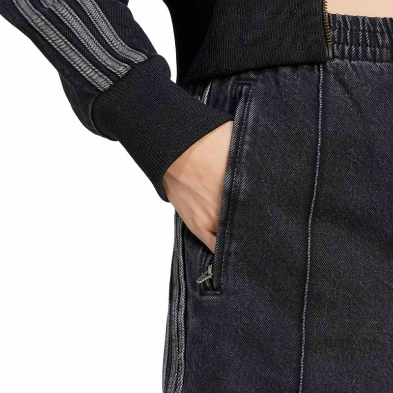 adidas - Women's Adicolor Denim Firebird Shorts (JD3107)