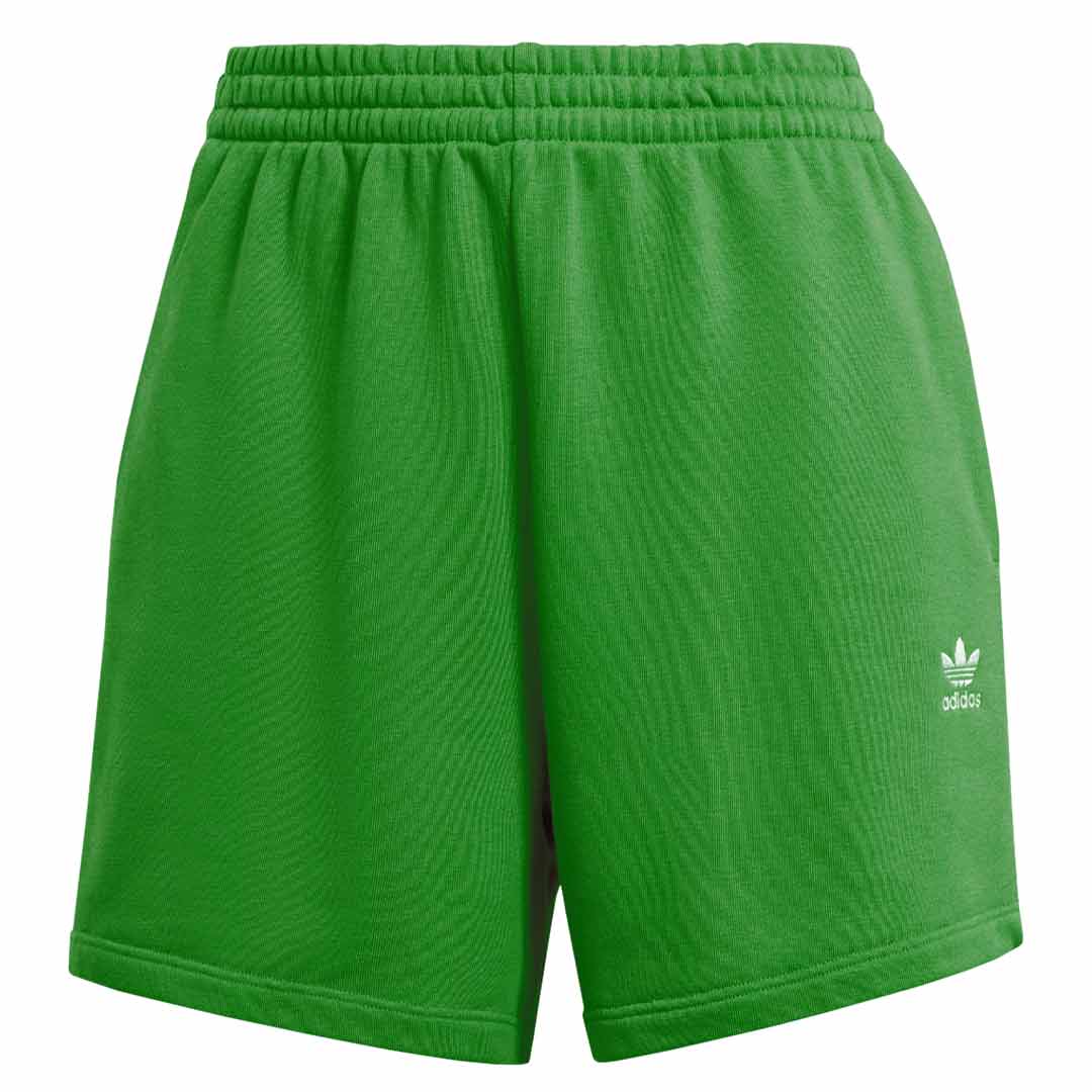 Adidas Women s Adicolor Essentials French Terry Shorts IJ7801 Grn Wht M