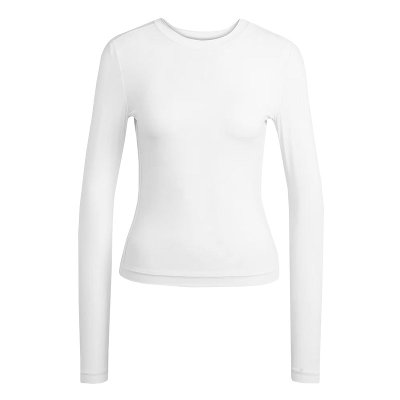 adidas - Women's Adicolor Sheer 3-Stripes Long Sleeve Top (JC5076)