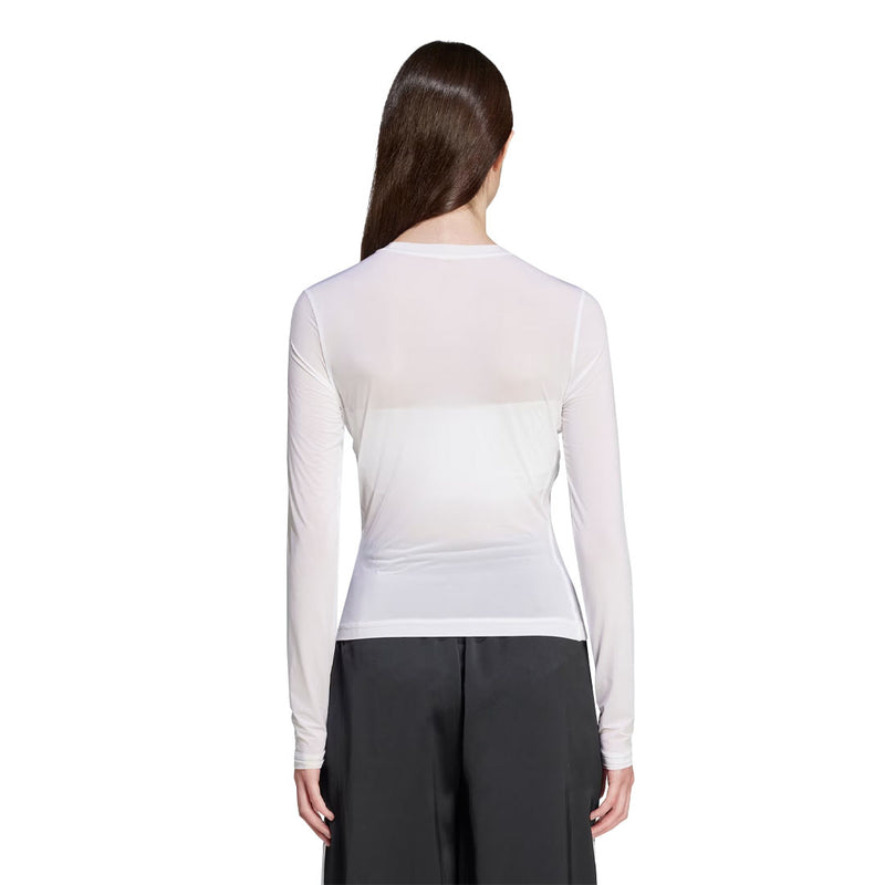 adidas - Women's Adicolor Sheer 3-Stripes Long Sleeve Top (JC5076)