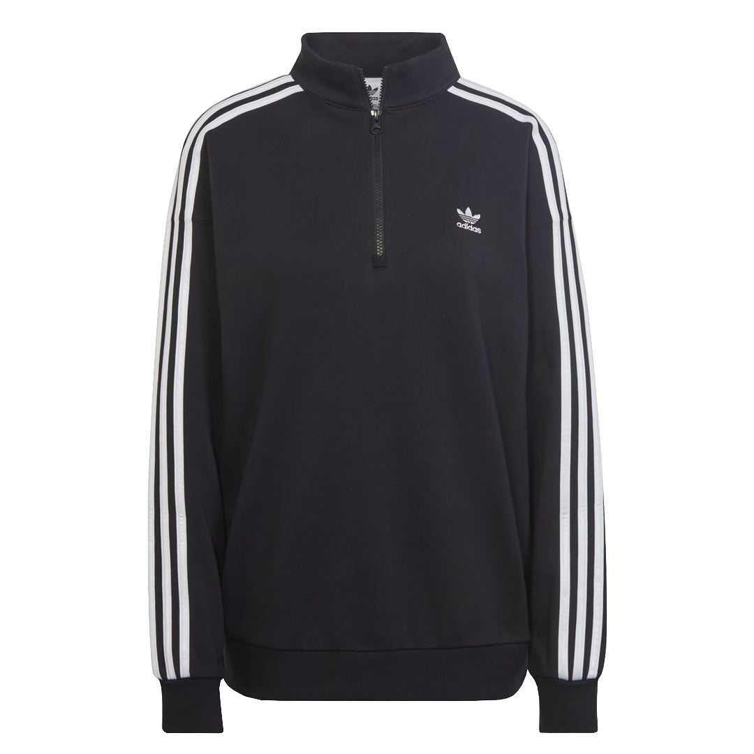 adidas - Women's Adicolor Trefoil 1/4 Zip Sweatshirt (II6087