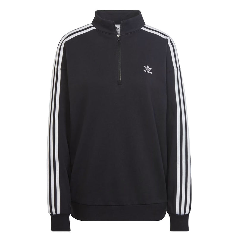 adidas - Sweat-shirt Adicolor Trefoil 1/4 zip pour femme (II6087)
