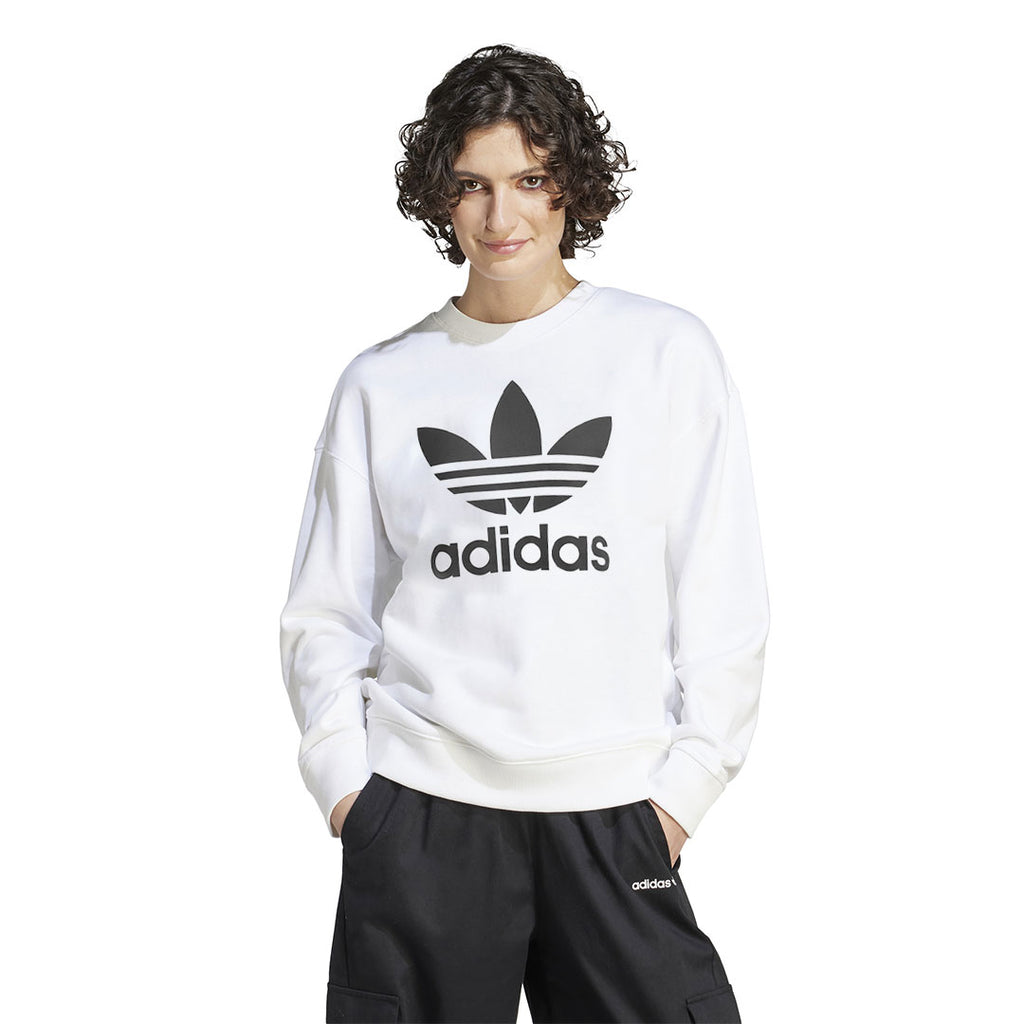 adidas - Sweat-shirt ras du cou Adicolor Trefoil pour femme (IK6476) 
