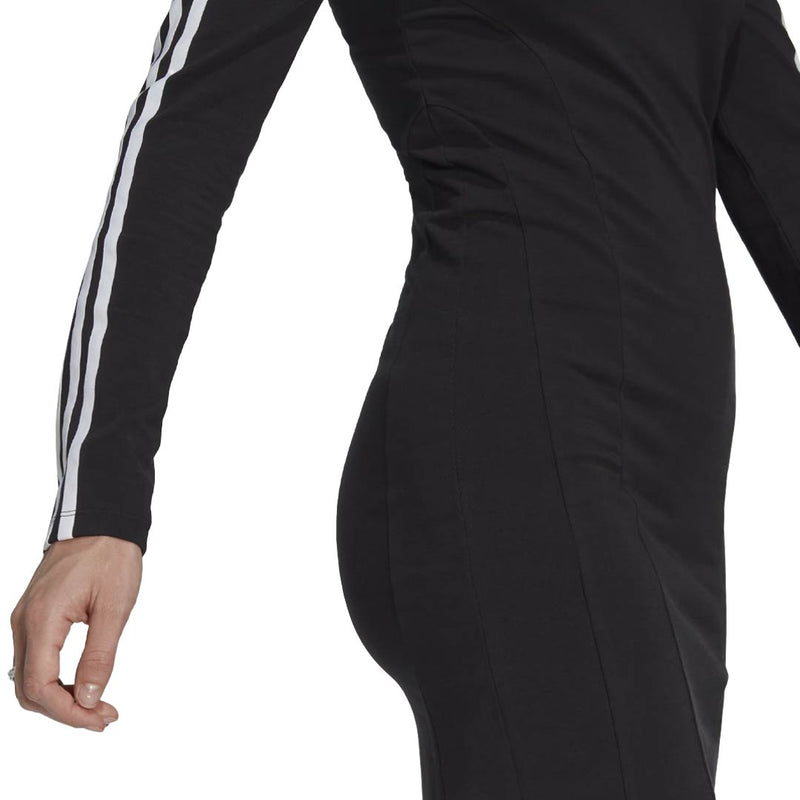 adidas - Robe Adicolor Trefoil à manches longues et découpe pour femme (II6110)