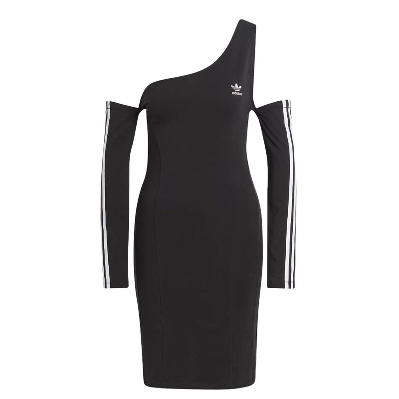 adidas - Robe Adicolor Trefoil à manches longues et découpe pour femme (II6110)