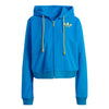 adidas - Sweat à capuche zippé Adicolor en velours pour femme (IB2046)