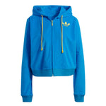 adidas - Sweat à capuche zippé Adicolor en velours pour femme (IB2046)