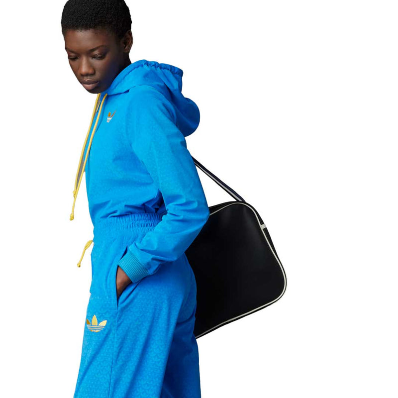 adidas - Sweat à capuche zippé Adicolor en velours pour femme (IB2046)