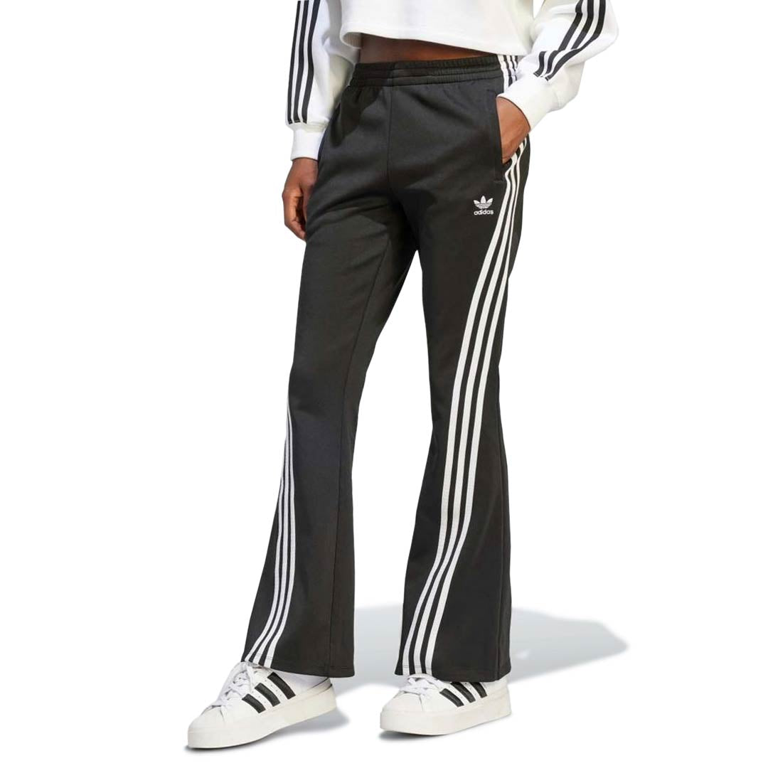 Adidas Women s Adilenium Flared Track Pant IV9327 Blk Wht XS