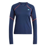 adidas - T-shirt de course à manches longues Adizero pour femme (IK6548)