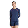 adidas - T-shirt de course à manches longues Adizero pour femme (IK6548)