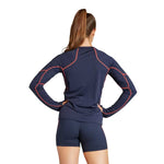 adidas - T-shirt de course à manches longues Adizero pour femme (IK6548)