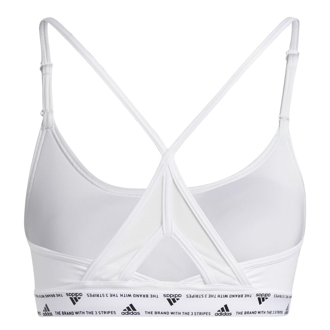 エアリス adidas - Women's Aeroreact Training Light-Support 3-Stripes Bra