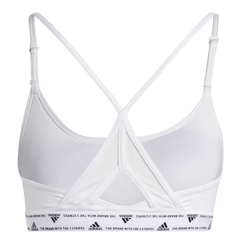 adidas - Women's Aeroreact Training Light-Support 3-Stripes Bra (HC7869)