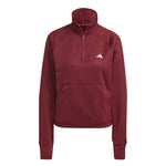 adidas - Women's Aeroready Game & Go Quarter-Zip Fleece Top (HY3225)
