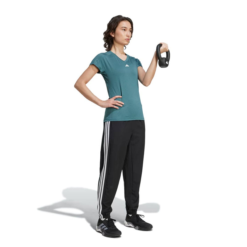 adidas - Women's Aeroready Train Essentials Minimal Branding V-Neck T-Shirt (JY2175)