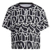 adidas - Women's Allover Graphic Boyfriend T-Shirt (IC1536)