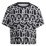 adidas - Women's Allover Graphic Boyfriend T-Shirt (IC1536)