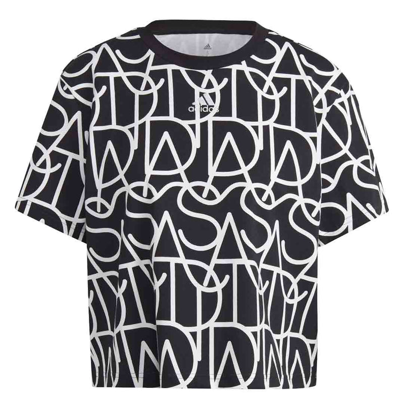 adidas - Women's Allover Graphic Boyfriend T-Shirt (IC1536)