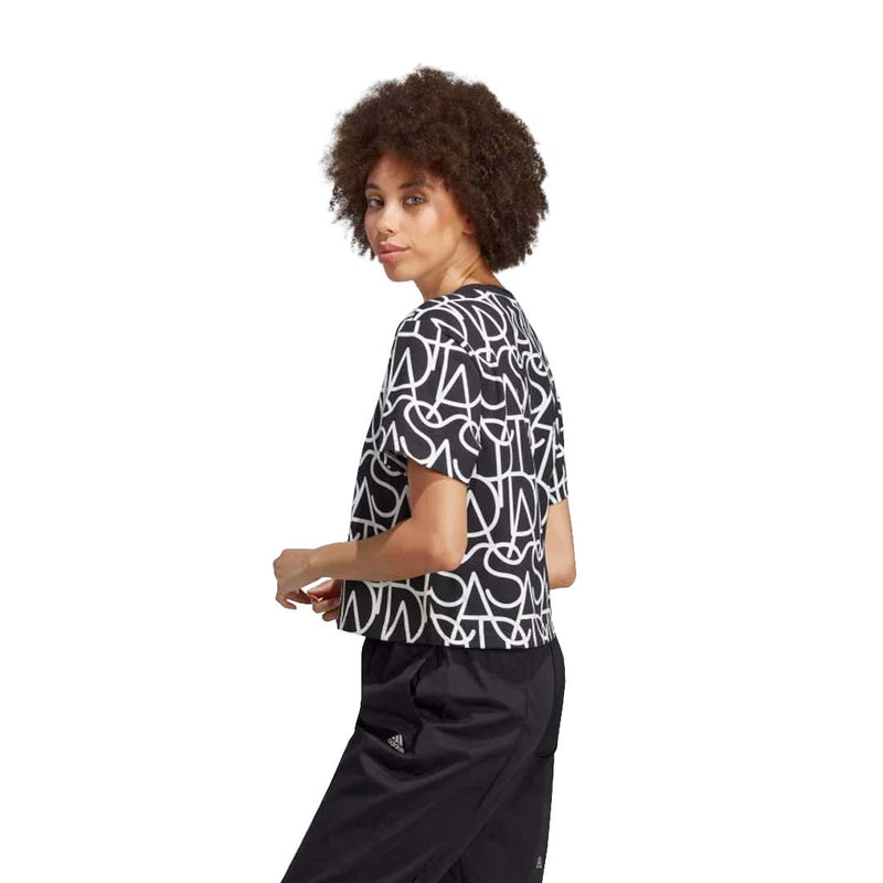 adidas - Women's Allover Graphic Boyfriend T-Shirt (IC1536)
