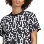 adidas - Women's Allover Graphic Boyfriend T-Shirt (IC1536)