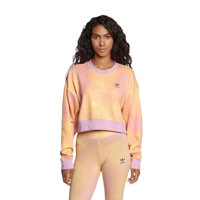 adidas - Sweat-shirt imprimé intégral pour femme (HL6599)