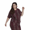adidas - Women's Allover Print T-Shirt (Plus Size) (HM6495)
