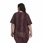 adidas - Women's Allover Print T-Shirt (Plus Size) (HM6495)