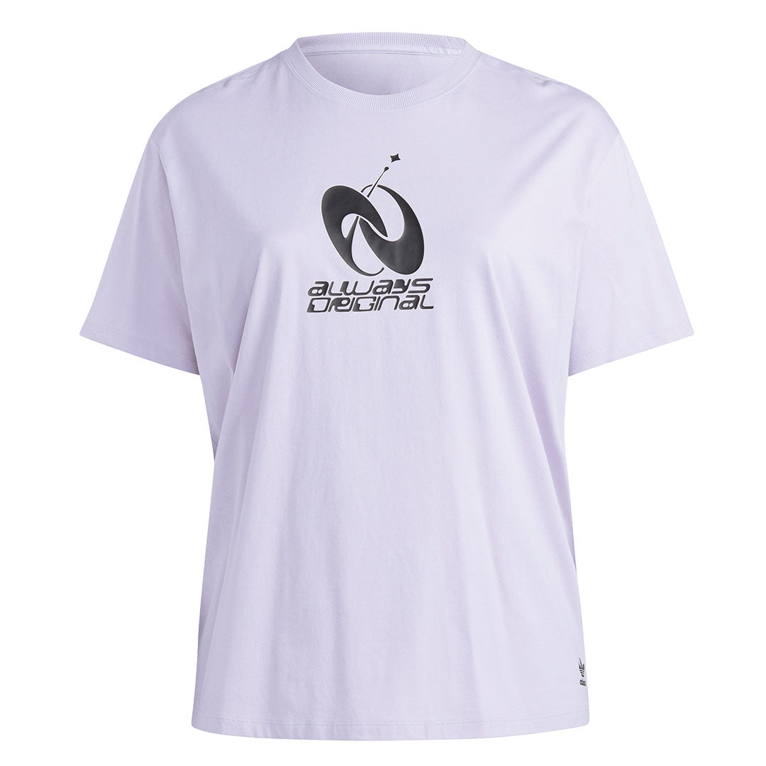 adidas - Women's Always Original Graphic Loose T-Shirt (Plus Size