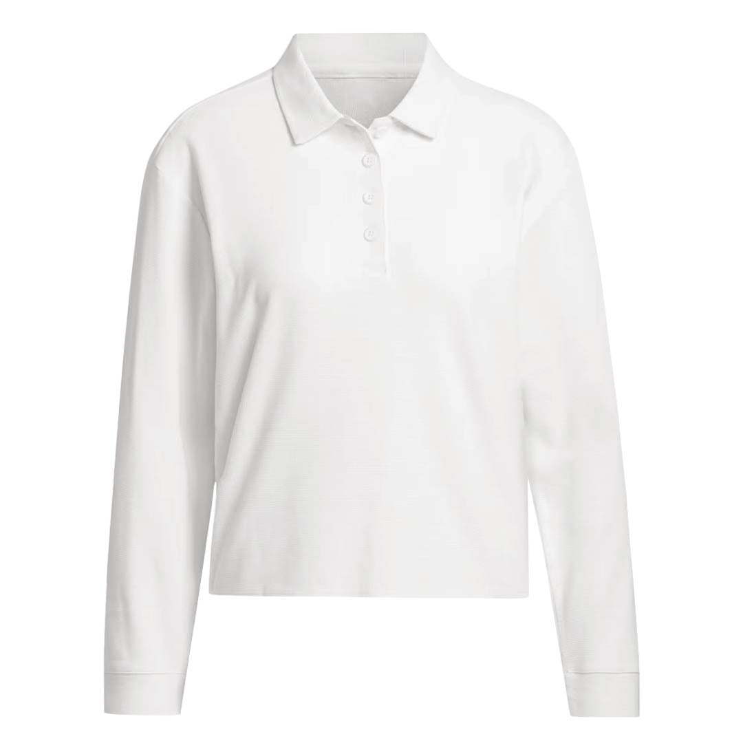 adidas - Women's Beyond The Course Long Sleeve Loose Polo (JM1955