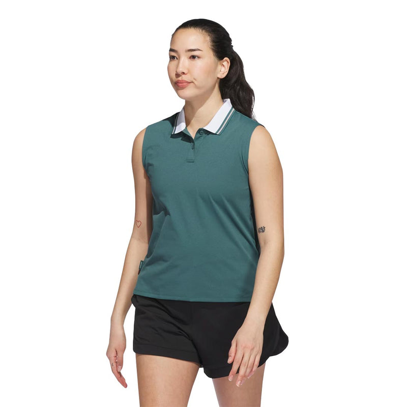 adidas - Women's Beyond The Course Twistknit Sleeveless Polo (JN8675)