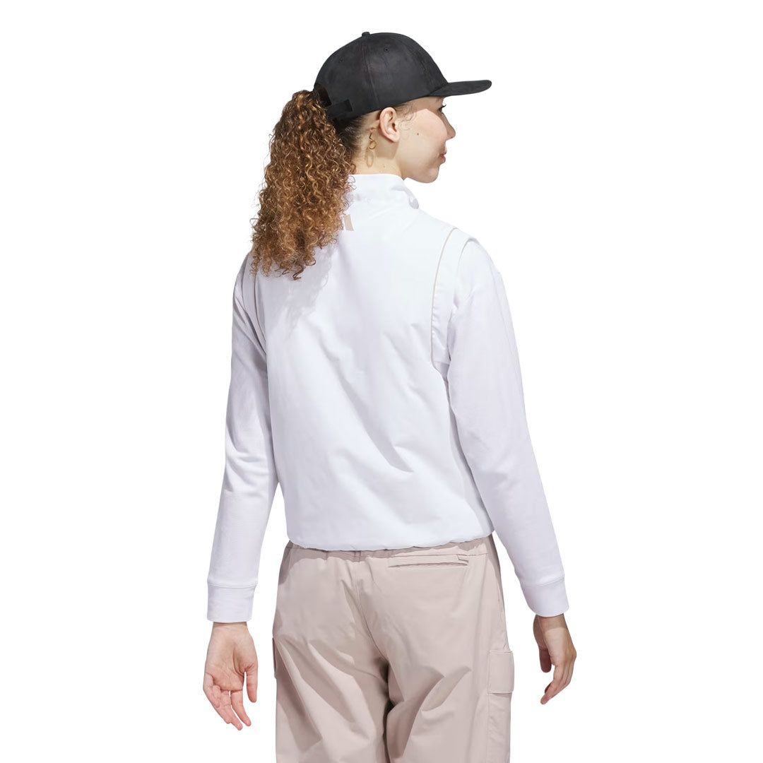 adidas - Women's Beyond The Course Twistweave Loose 1/4 Zip Vest