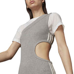 adidas - Women's Blue Version One Shoulder Dress (HE1470)