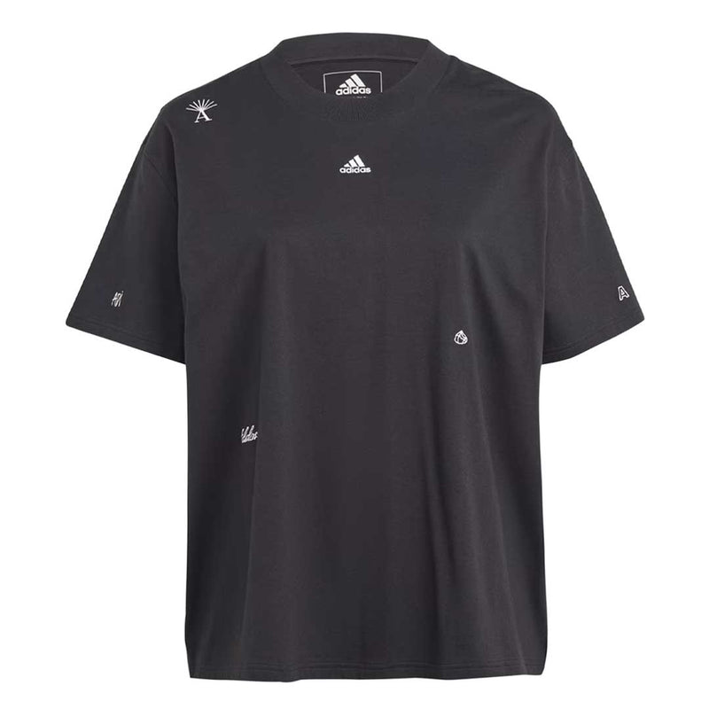 adidas - Women's Bluv Boyfriend Short Sleeve T-Shirt (Plus Size) (IC0813)