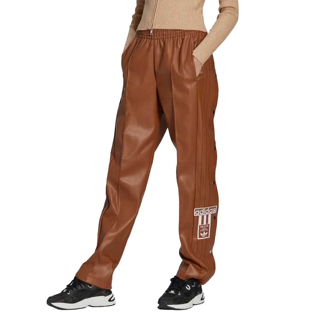 Adidas leather trousers womens shop
