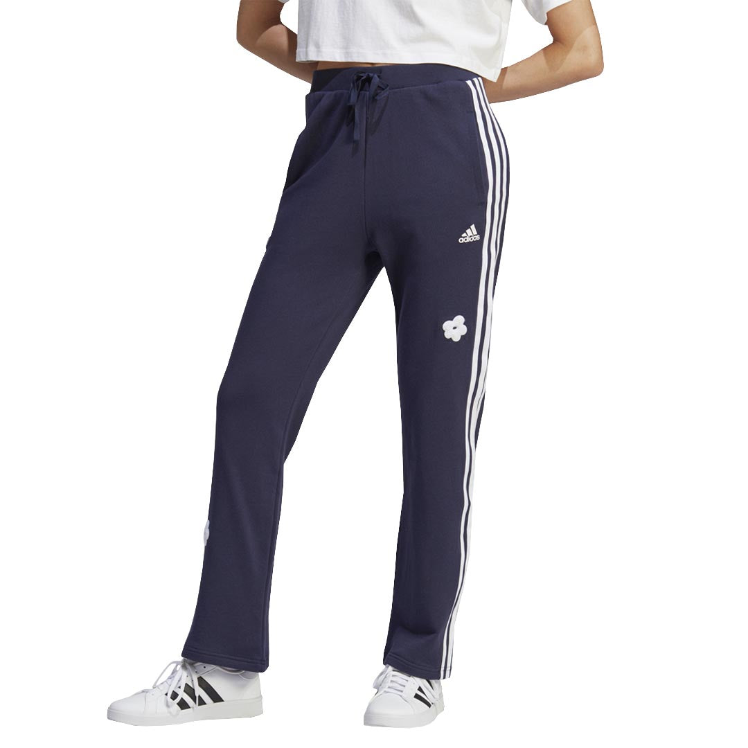 adidas - Women's Chenille Flower Patches 3-Stripes High Rise Pant