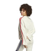 adidas - Sweat-shirt à 3 bandes et patchs floraux en chenille pour femme (IC8695)