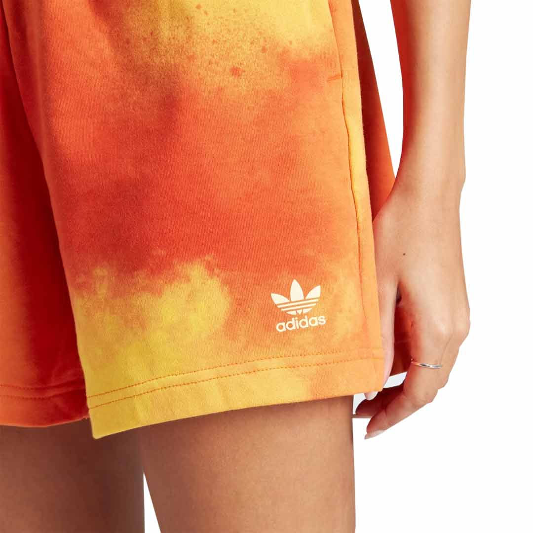 Adidas Women s Colour Fade Jersey Shorts IL2428 Org Ylw XS