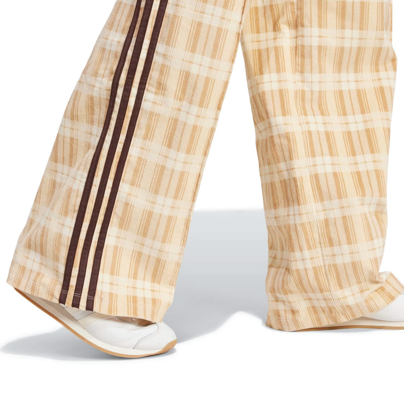 adidas - Women's Corduroy Tartan Wide Leg Pant (IX1055)