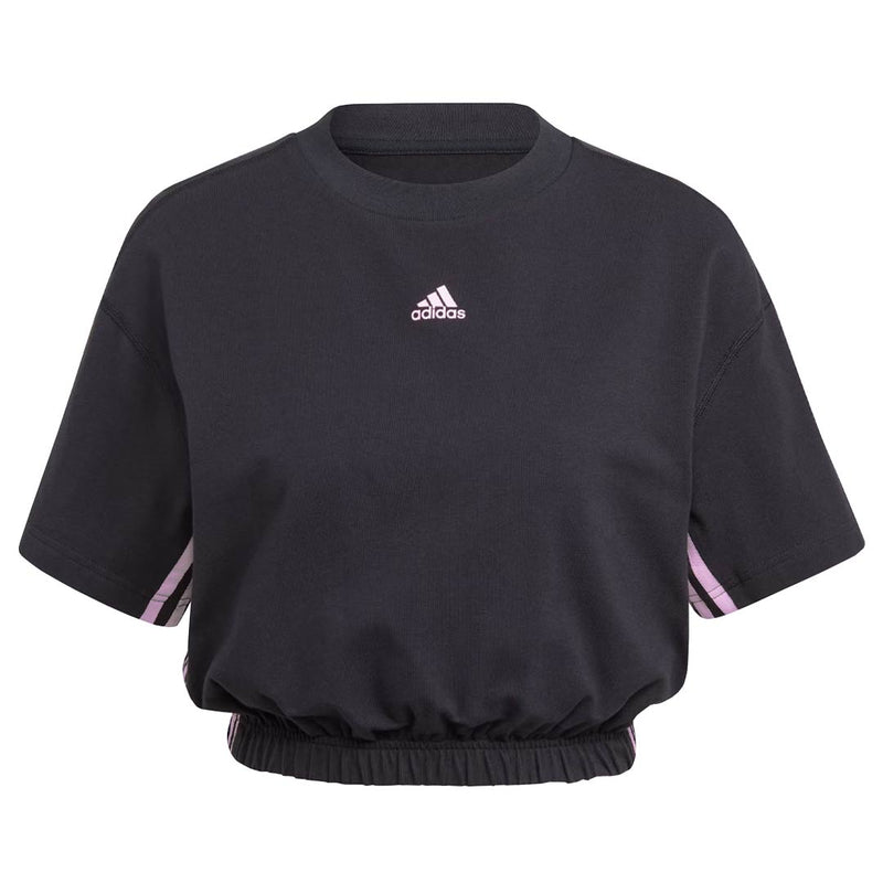 adidas - Women's Dance 3-Stripes Crop T-Shirt (IA3184)