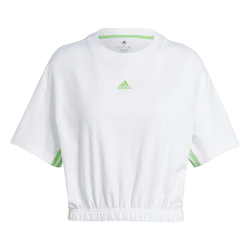 adidas - Women's Dance 3-Stripes Crop T-Shirt (IM4977)