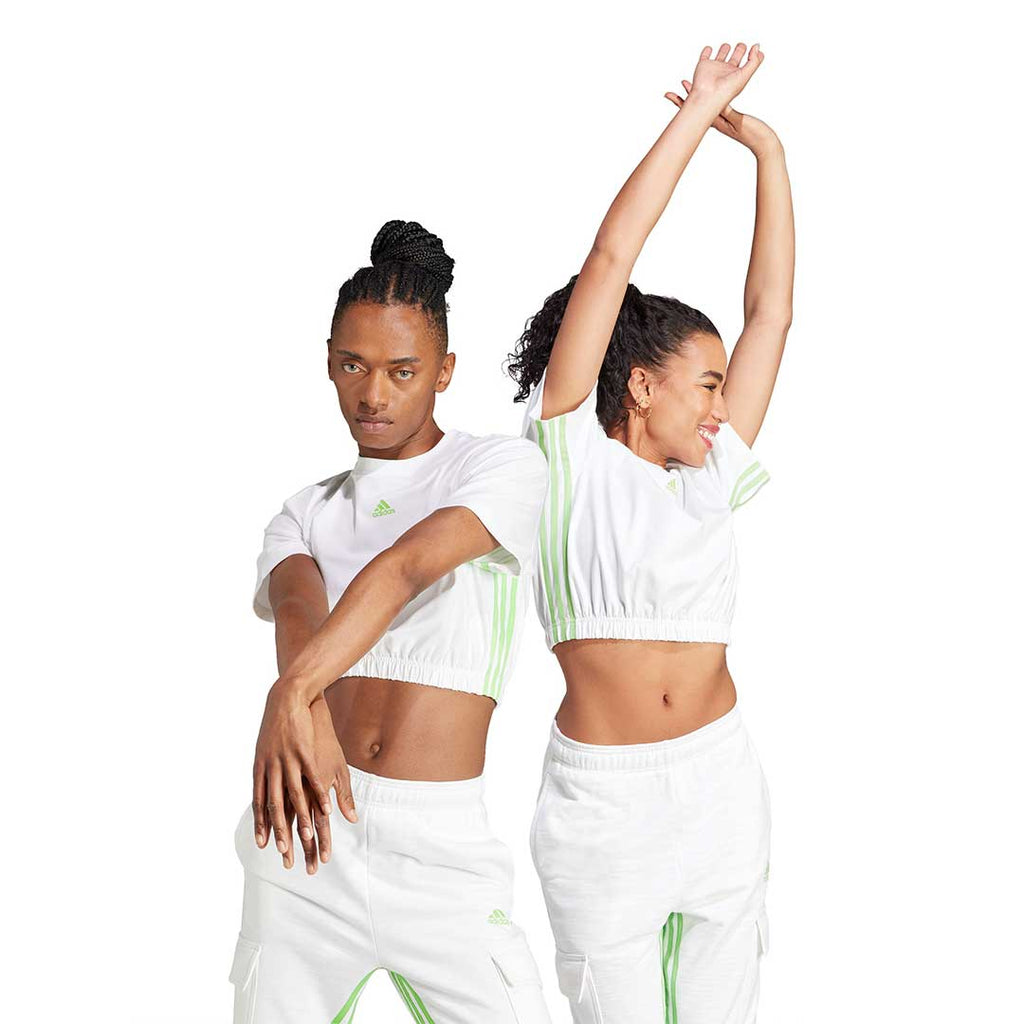 adidas - Women's Dance 3-Stripes Crop T-Shirt (IM4977)