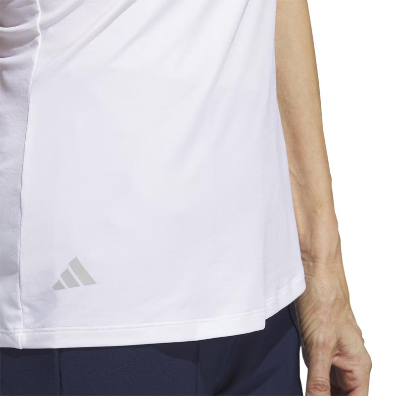 adidas - Women's Embossed Sleeveless Polo (HY7170)