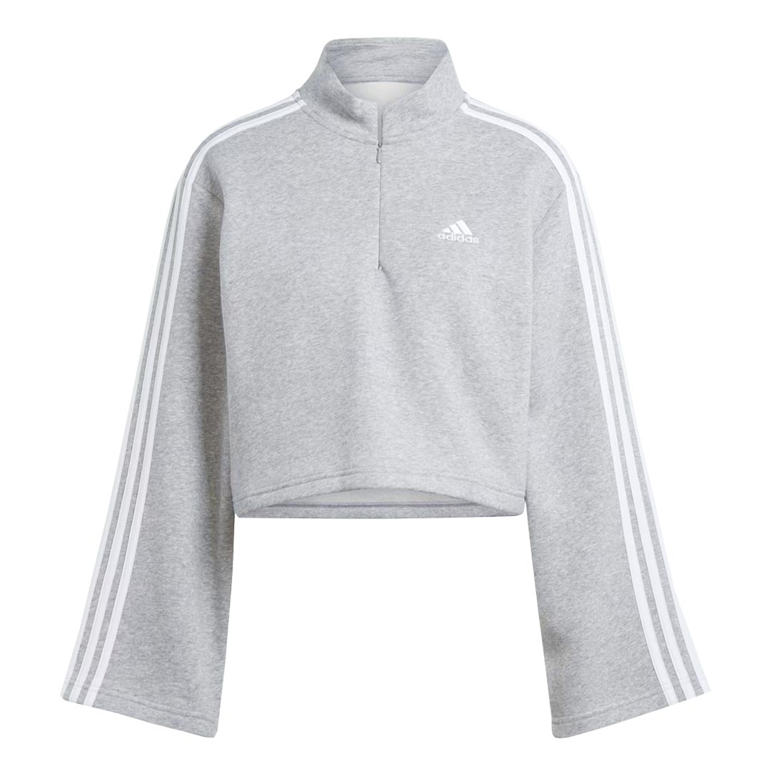 adidas - Women's Essentials 3-Stripes 1/4 Zip Sweatshirt (IM0216