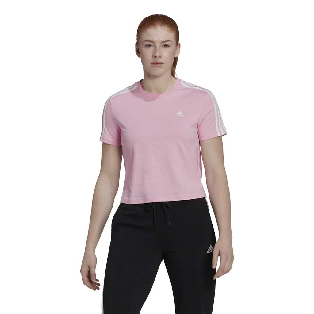 adidas - Women's Essentials 3-Stripes Crop T-Shirt (HL2033)