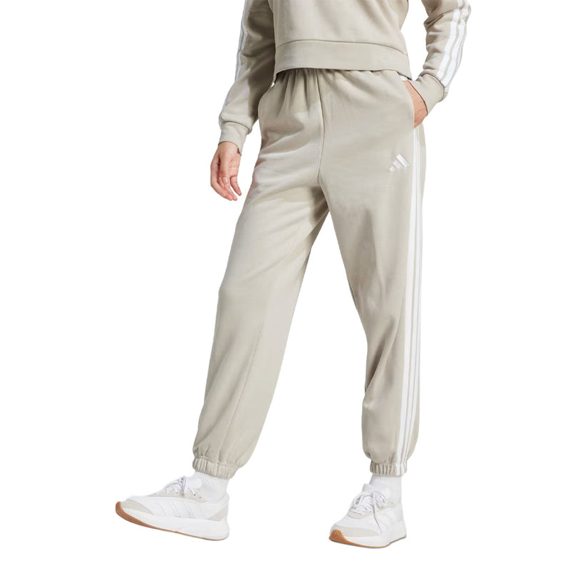 adidas - Women's Essentials 3-Stripes Fleece Loose-Fit Pant (JX7697)