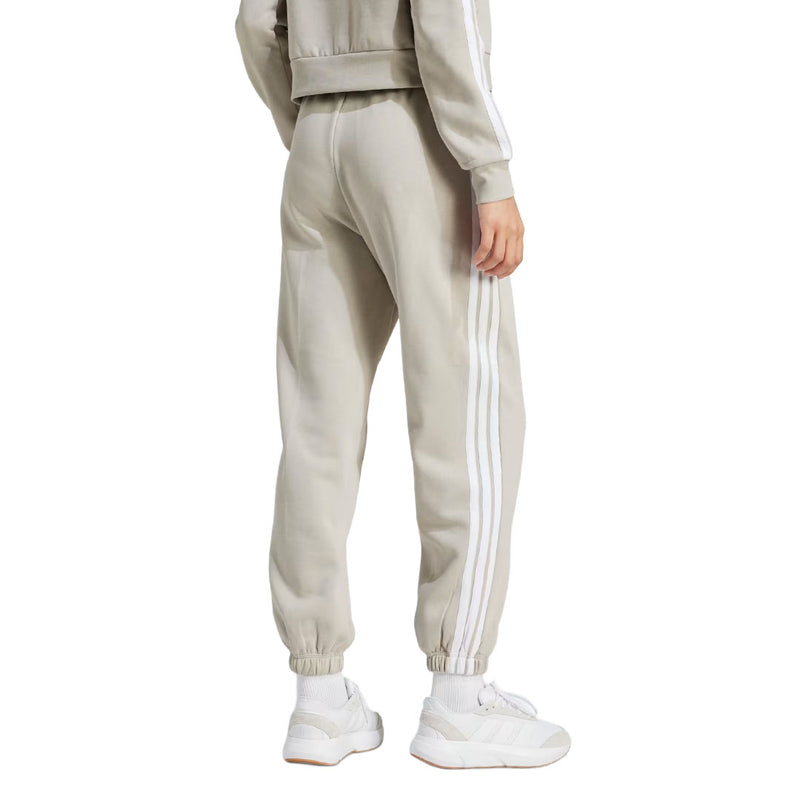 adidas - Women's Essentials 3-Stripes Fleece Loose-Fit Pant (JX7697)