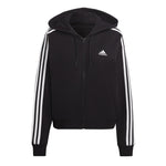 adidas - Women's Essentials 3-Stripes French Terry Bomber Full Zip Hoodie (IC8781)